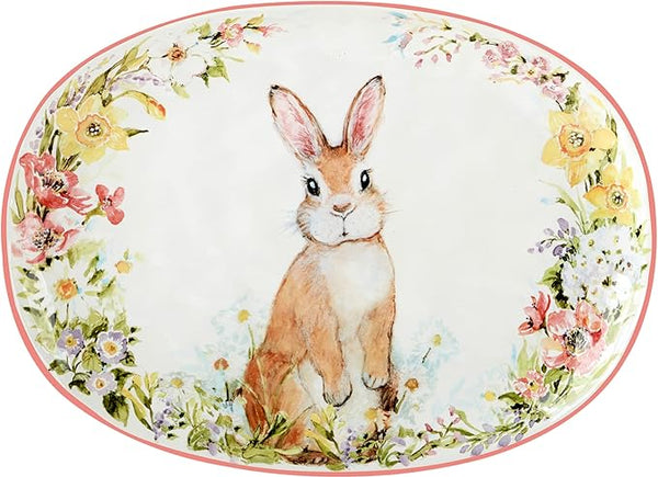 Easter Bunny Serving Platter - Perfect for Your Holiday Table