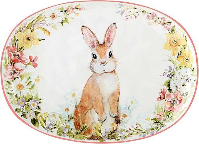 Easter Bunny Serving Platter - Perfect for Your Holiday Table