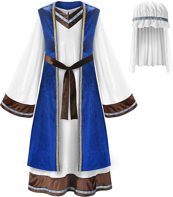 Biblical Shepherd Costume for Kids-Easter Play Costume