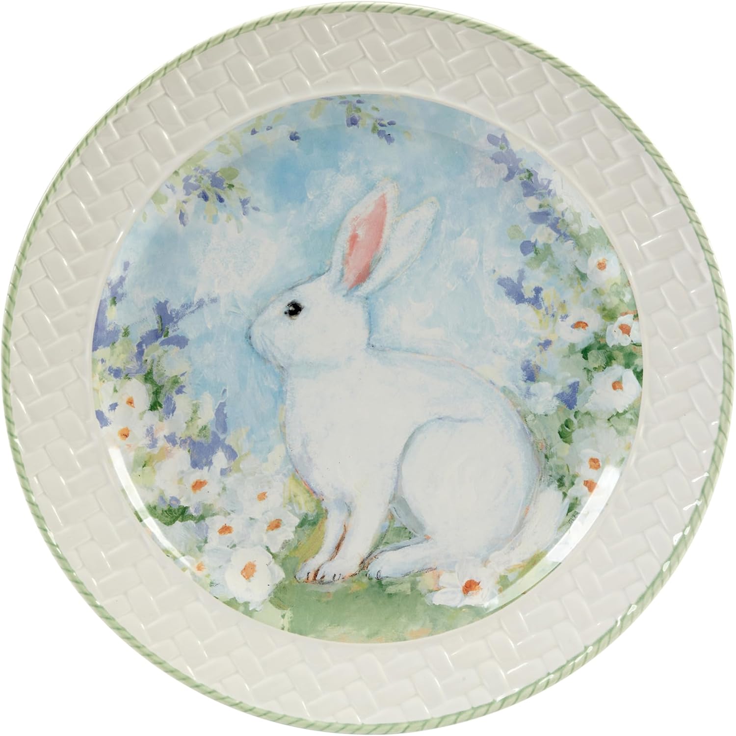 Easter Morning Round Serving Platter