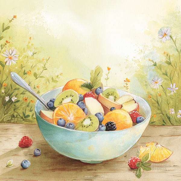 Easter Citrus and Berry Fruit Salad
