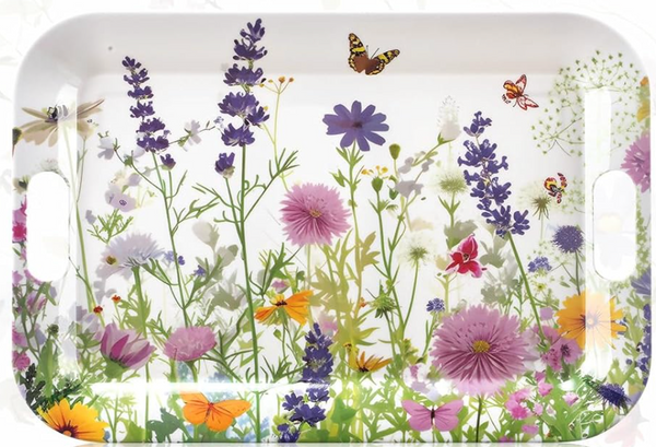 Wildflower Easter Serving Tray Set