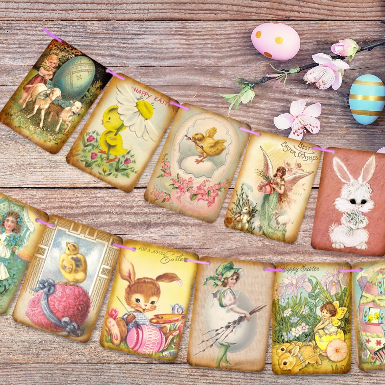 Vintage Easter Bunny Garland