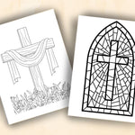 Free 35-Page Religious Easter Coloring Pages (Printable PDF)