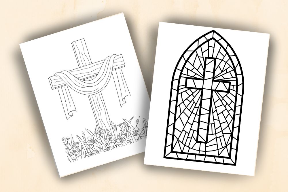 Free 35-Page Religious Easter Coloring Pages (Printable PDF)