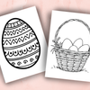 Free 50-Page Easter Egg Coloring Pages (Printable PDF)