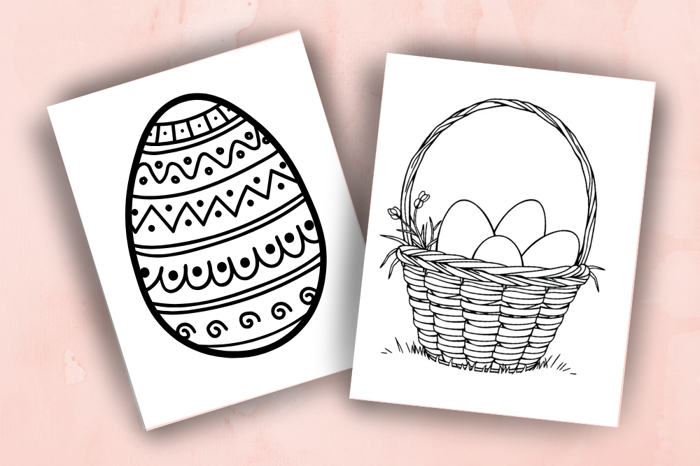 Free 50-Page Easter Egg Coloring Pages (Printable PDF)