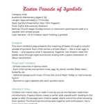 Easter Parade of Symbols – Free Easter Play Script