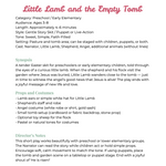 Little Lamb and the Empty Tomb – Free Easter Play Script (PDF Download)