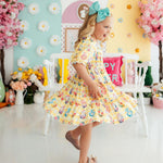 Easter Picnic Smocked Ruffle Dress